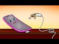 sensitive phone - Animation parody