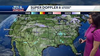 WGAL News 8 Storm Team forecast for Wednesday