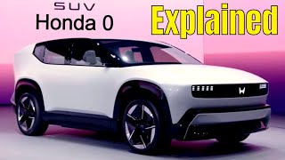 Honda 0 SUV prototype Explained