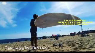 LA Serviette ronde anti sable et pliable