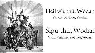 Heil wis thu, Wodan | Old Middle Frankish | Old Rhine Frankish