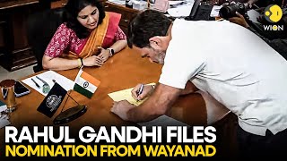 India elections 2024: Rahul Gandhi files nomination for general elections | WION Originals