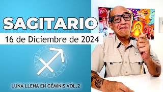 SAGITARIO | Horóscopo de hoy 16 de Diciembre 2024