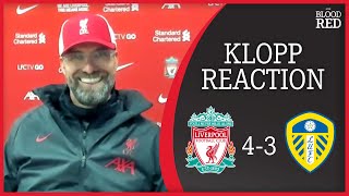 "Mo is exceptional" | Jurgen Klopp Post-Match Press Conference | Liverpool 4-3 Leeds United