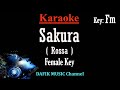 Sakura (Karaoke) Rossa Nada wanita/ Cewek/ Female key Fm Low key