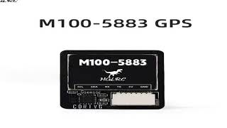 HGLRC M100-5883 M10 GPS Module with Compass Ceramic Antenna on-board LED Indicators 21x21m