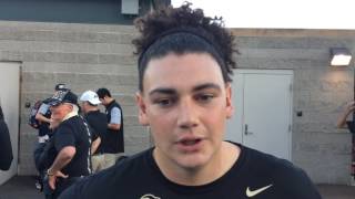 Football: Colorado at Oregon postgame - PK Chris Graham