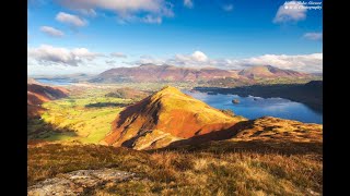 Catbells \u0026 Derwentwater drone video. Lake District 4K aerial footage.