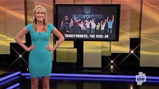 Transformers: The Ride 3D Sara Jean Underwood Attack of the Show! G4 Network Package