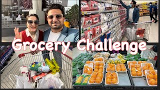 Grocery Challenge With Moazzam || Vlog#139