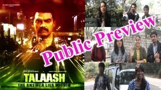 Talaash Public Preview - Aamir Khan, Rani Mukharji & Kareena Kapoor