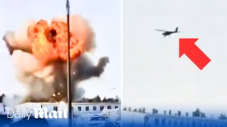 'Ukrainian' Cessna drone blows up factory 745 miles inside Russia