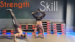 Training for Calisthenics Skills and Strength | AT THE SAME TIME