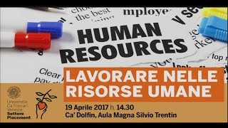 Lavorare nelle risorse umane