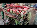 om 442 la Mercedes-Benz engine starting full overhaul start the engine