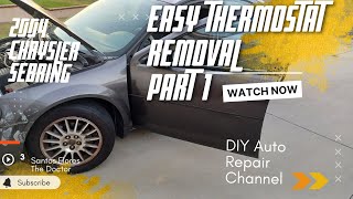 How To Remove Thermostat 2004 Chrysler Sebring