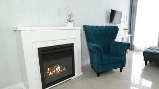 Lincoln – the true instant fireplace. Intelligent traditional bio ethanol fireplace