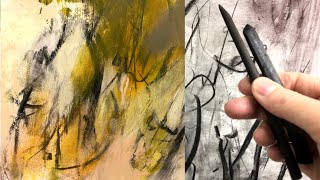 Elevate Your Paintings with Charcoal - Techniques and Insights. Acrylics and Mixed Media.