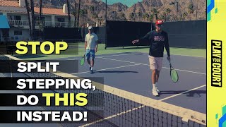 Is The Split Step Killing Your Volleys? Do THIS Instead!