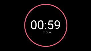 59 Second Countdown Timer / iPhone Timer Style