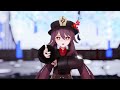 原神 mmd｜lady crazy｜胡桃 フータオ × フリーナ 胡桃 フータオ フリーナ 原神 mmd