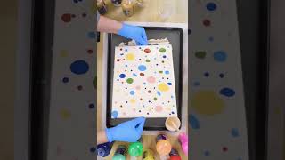 Learn How to Make a Terrazzo Inspired Pour with FolkArt Drizzle