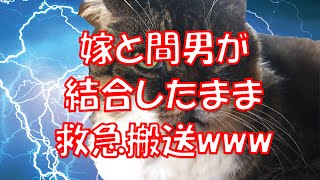 【爆笑】不倫行為中の嫁と間男を特殊部隊が襲撃！嫁チ〇痙攣、間男と結合したまま搬送ｗｗ