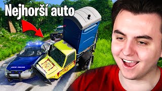 Jak Dlouho Dokážu Utíkat Policii s Nejdivnějšími Auty v BeamNG.drive?!