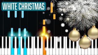 "White Christmas" Piano Tutorial - Chords - How To Play - Cover