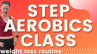 40 MINUTE WORKOUT | STEP AEROBICS | 5 COMBINATIONS | STRAIGHT UP STEP CLASS | AFT