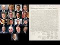 17 U.S. Presidents read the Declaration of Independence (Speech Synthesis)