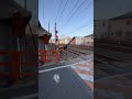 短すぎる踏切遮断機 shorts 鉄道