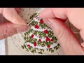 i embroidered a snow globe christmas tree from yumiko higuchi s