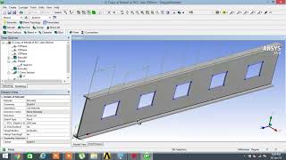 NON LINEAR ANALYSIS OF CASTELLATED BEAM IN ANSYS