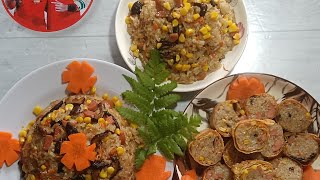 Cách nấu xôi mặn chay. Y như xôi mặn thật