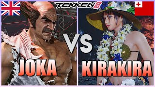 Tekken 8  ▰  Joka (Heihachi) Vs KiraKira (Jun Kazama) ▰ Ranked Matches!