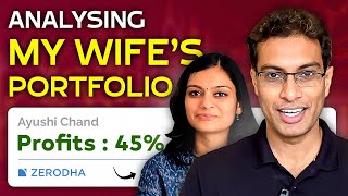 My wife made 45% returns (2 years) in the stock markets? | Simple strategies | Akshat Shrivastava