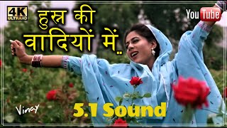 Husn Ki Wadiyon Mein HD 5.1 Sound ll Waaris 1988 llLata Mangeshkar, Kishore Kumar ll 4k & 1080p ll
