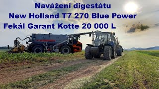 ZD Klapý- New Holland T7 270 Blue Power/Garant Kotte/Navážení digestátu/Holmer Terra variant/GoPro