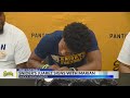 Snider's Kamari Juarez signs with Marian University football