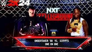 FULL MATCH: UNDERTAKER VS SCRYPTS WWE 2K24 Simulation Match