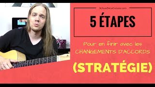 Cours de Guitare - 5 Étapes pour réussir réussir les changements d'accords (Stratégie de pratique!)