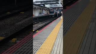 【八王子駅】中央線E233停車と同時にE353特急あずさ新宿行発車！！！4/4