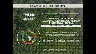 Reporte: Midiendo los avances: La dimensión ambiental de los ODS en América Latina y el Caribe