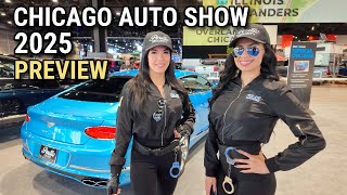 Chicago Auto Show 2025 Media Preview Day On Friday | February 7, 2025 | 4K 60fps