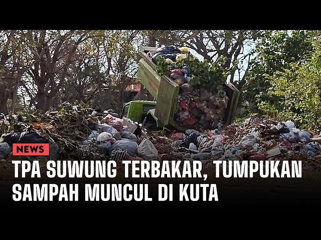 TPA Suwung Terbakar, Tumpukan Sampah Muncul Di Kuta