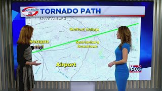 Recapping the path of the Spartanburg tornado