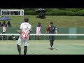 【全日本実業団・男子準決勝／ntt西日本vs東京ガスa】令和3年度全日本実業団ソフトテニス選手権大会（男子第66回）