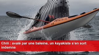 Chili : avalé par une baleine, un kayakiste s’en sort indemne