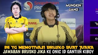 BRUSKO : MUNGKIN UANG YG MEMOTIVASI BUAT JUARA‼️INTERVIEW ONIC PH SETELAH JUARA ESL